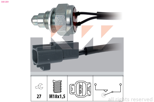 KW Tolatólampa kapcsoló 560259_KW